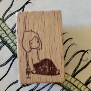 MsBulat Rubber Stamp - Me, Myself & I - EUC - From Nico Neco Zakkaya Shop In NYC